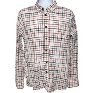Element Ray Barbee Mens Plaid Button Up Long Sleeve Shirt Size M Skateboarder